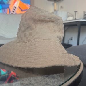 Triangl Swimwear Textured Tan Bucket Hat